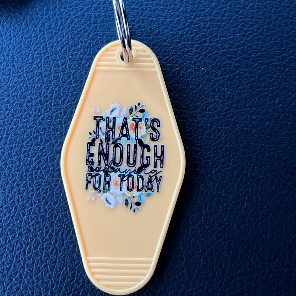 New  motel keychain​